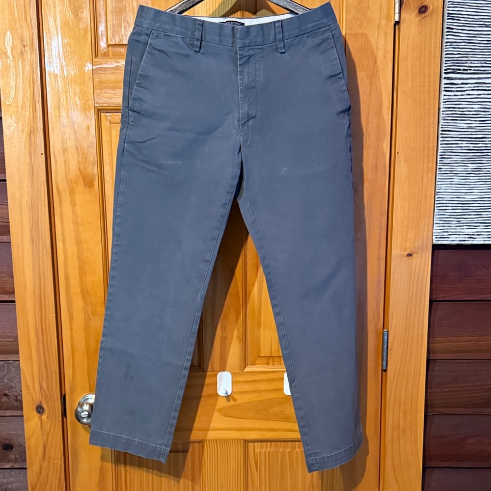 Men's Banana Republic Blue-Gray Chino (Emerson Straight fit) Pants